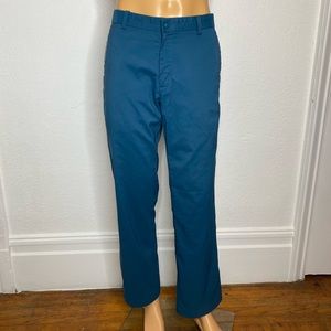 Nike Golf Tour Performance Modern Tech Pants Dri Fit Men’s Size 35X32 Teal Blue